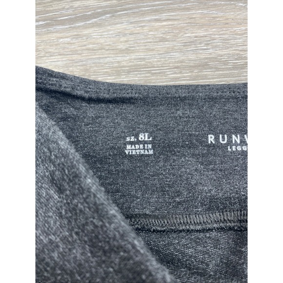 WHBM White House Black  Market Runway Leggings Women's Size 8L Gray High Waist - Picture 3 of 9